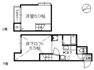 ＤＣＴ大橋の物件間取画像